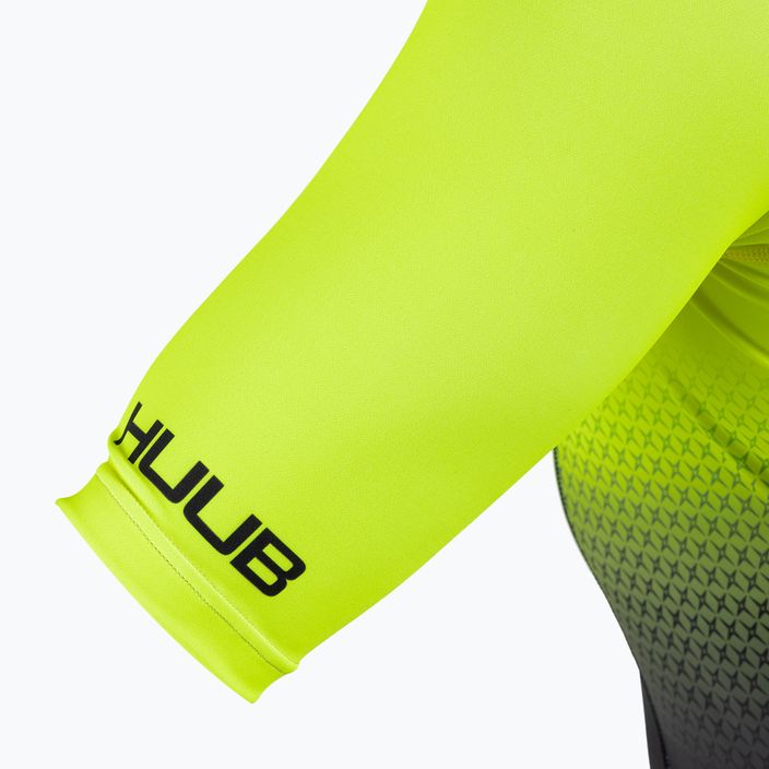 Kombinezon triathlonowy męski HUUB Commit Long Course Suit black/fluo yellow 8
