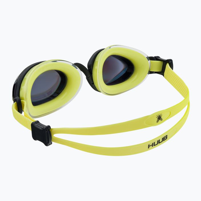 Okulary do pływania HUUB Pinnacle Air Seal fluo yellow/black 4