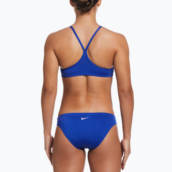 Strój pływacki dwuczęściowy damski Nike Essential Sports Bikini racer blue 2