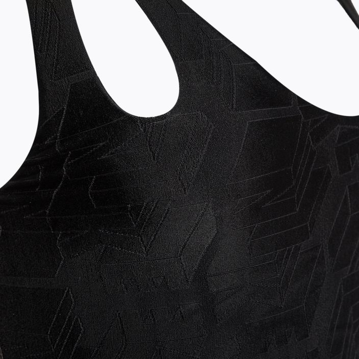 Strój pływacki jednoczęściowy damski Nike Block Texture black 3