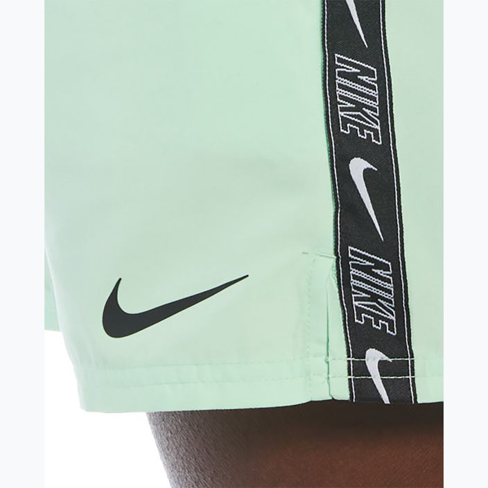 Szorty kąpielowe męskie Nike Logo Tape 5" Volley vapor green 9