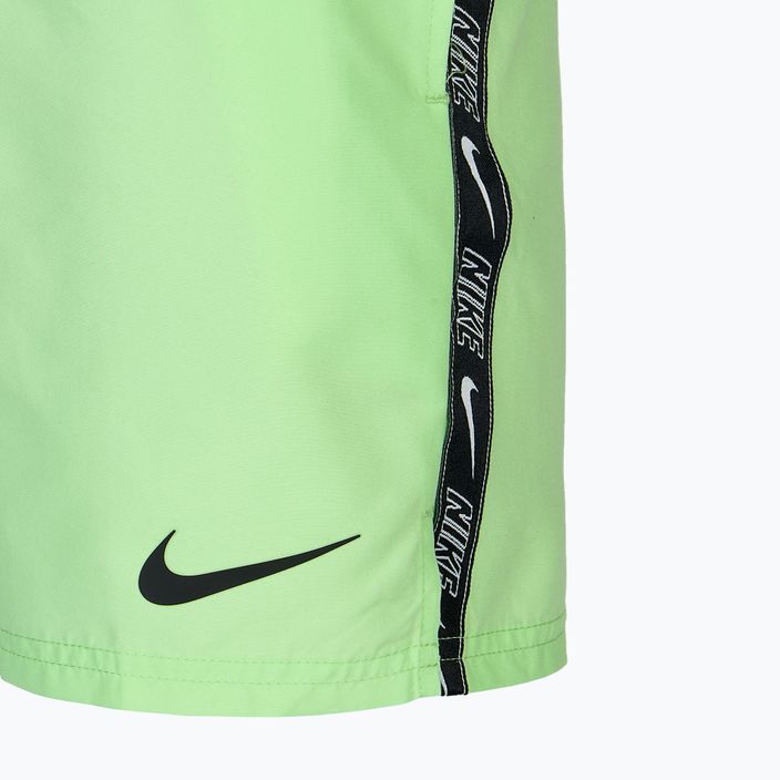 Szorty kąpielowe męskie Nike Logo Tape 5" Volley vapor green 3