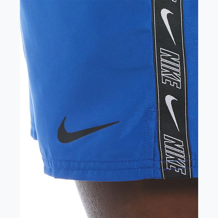 Szorty kąpielowe męskie Nike Logo Tape 5" Volley game royal 5
