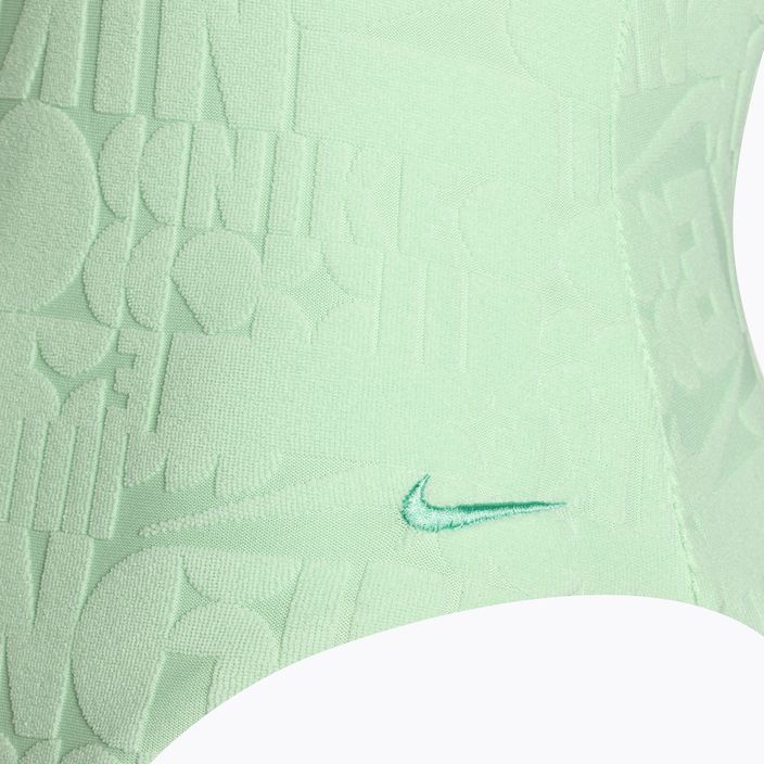 Strój pływacki jednoczęściowy damski Nike Retro Flow T-Back vapor green 3