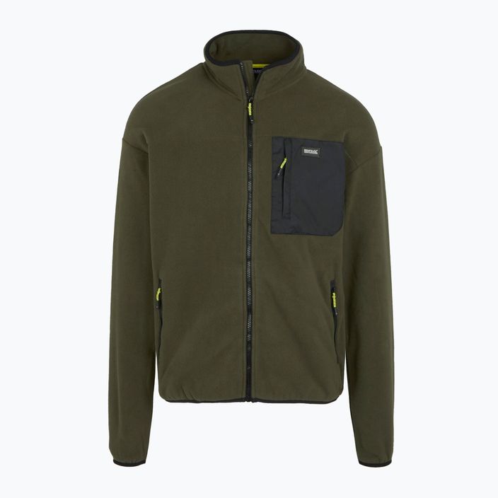 Bluza polarowa męska REGATTA Frankie Full Zip dark khaki 5