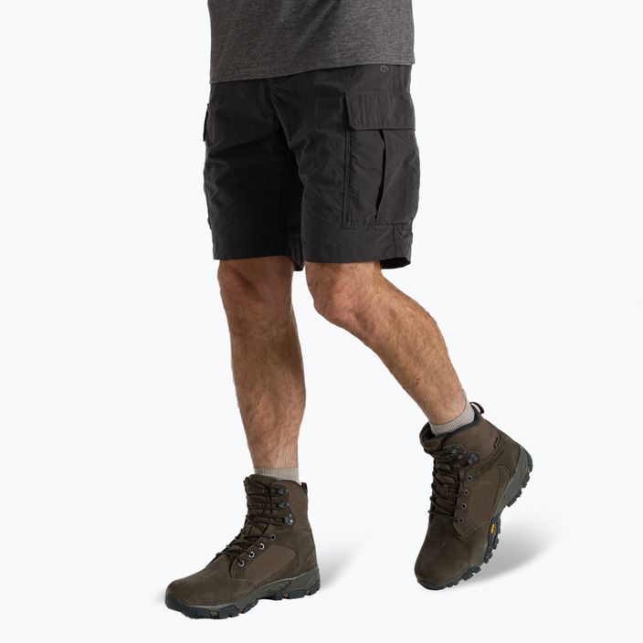 Spodenki trekkingowe męskie Craghoppers NosiLife Cargo Short III black pepper 4