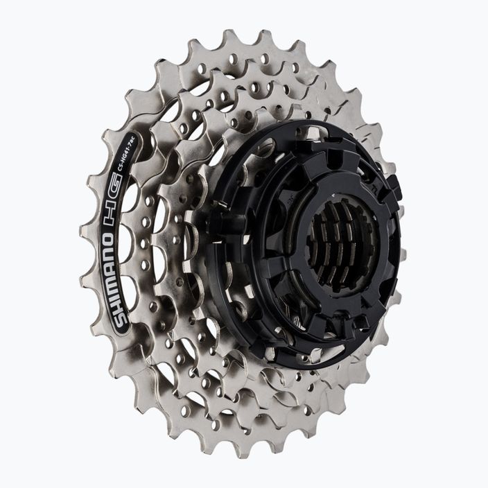 Kaseta rowerowa 7 rzędowa Shimano CS-HG41 11-28 srebrna ACSHG417128