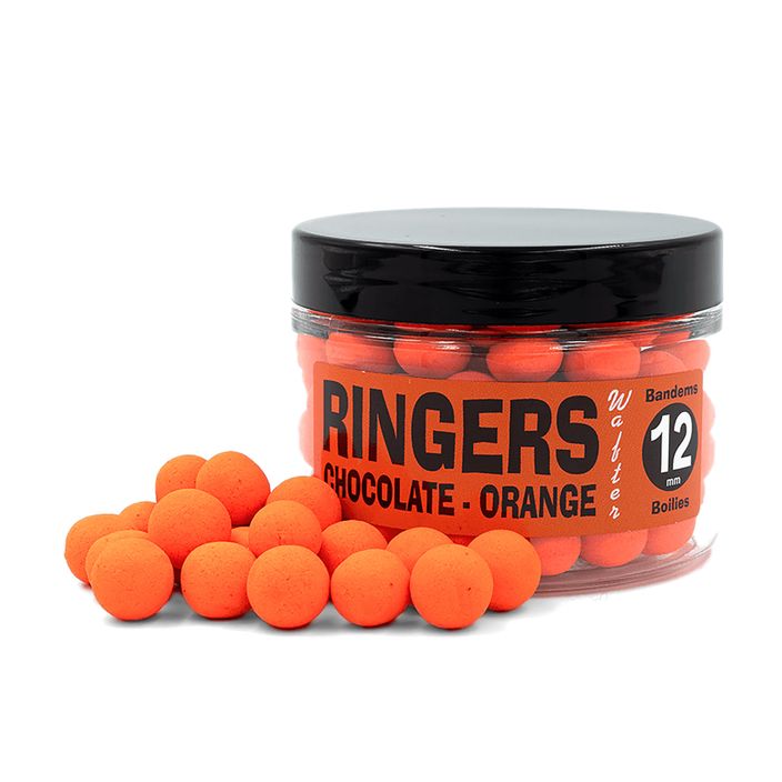 Przynęta haczykowa dumbells Ringers Orange Chocolate Wafters 12 mm 150 ml 2