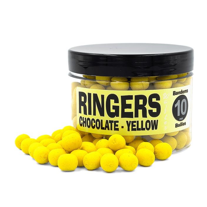 Przynęta haczykowa dumbells Ringers Yellow Chocolate Wafters 10 mm 150 ml 2