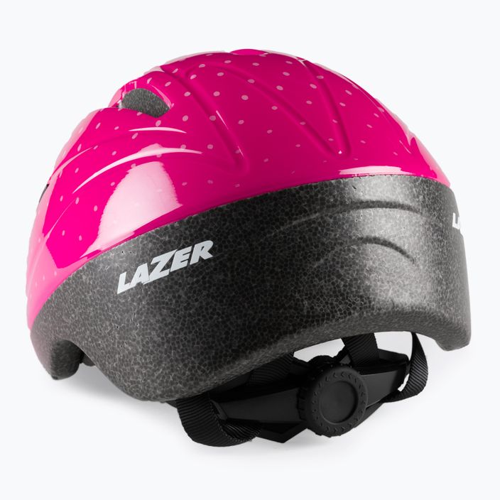 Kask rowerowy dziecięcy Lazer BOB+ pink dots 4