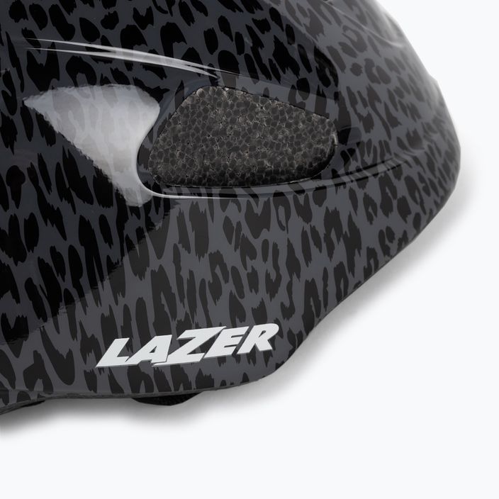 Kask rowerowy dziecięcy Lazer Nutz KC black leopard 8