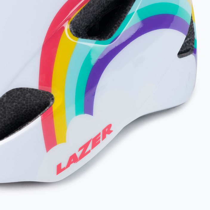 Kask rowerowy dziecięcy Lazer Pnut KC rainbow 7