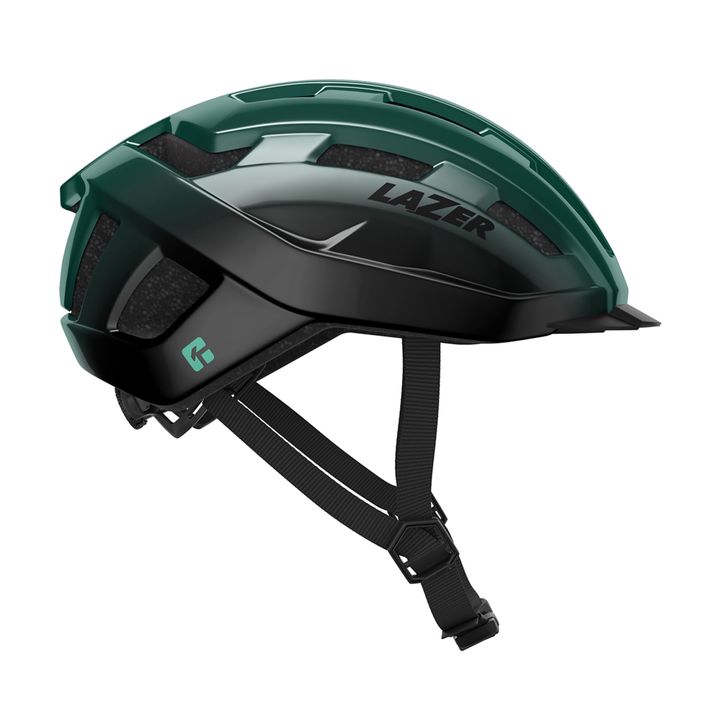 Kask rowerowy Lazer Codax KinetiCore + net dark green/black 2