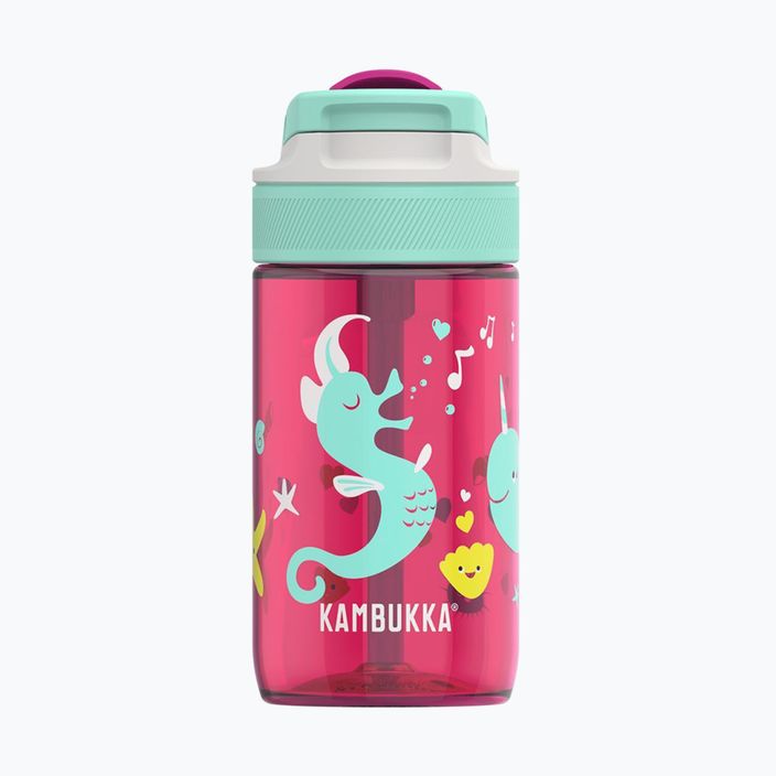 Butelka turystyczna dziecięca Kambukka Lagoon różowo-niebieska 11-04030
