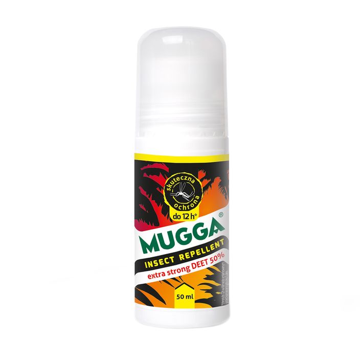 Preparat na komary i kleszcze Mugga Roll-on plastic DEET 50% 50 ml 2