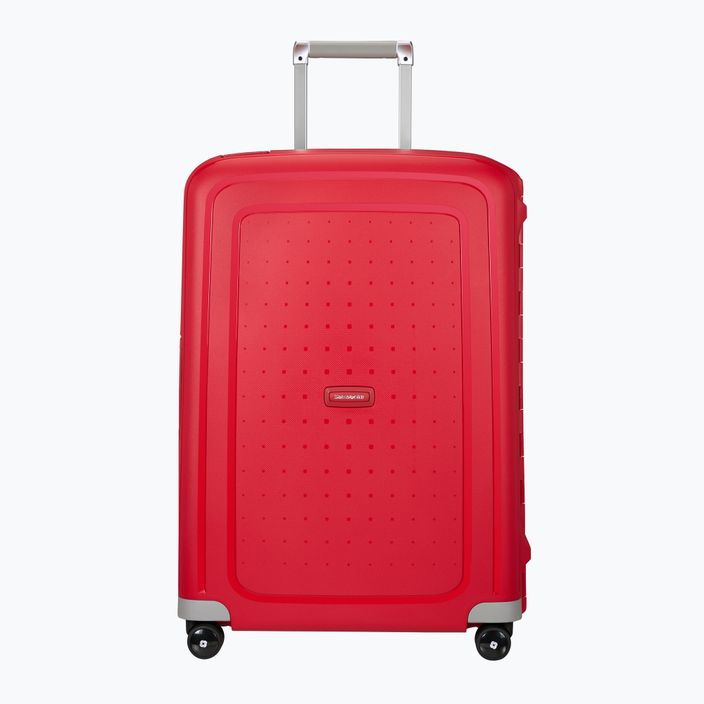 Walizka podróżna Samsonite S'cure Spinner 79 l crimson red