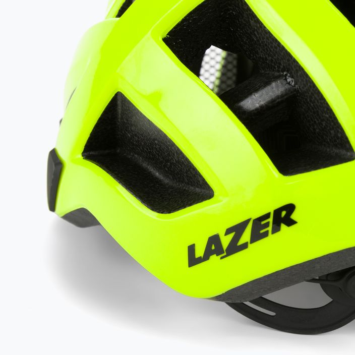 Kask rowerowy Lazer Comp DLX flash yellow 7