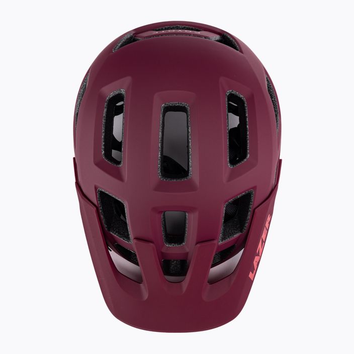 Kask rowerowy Lazer Coyote matte red rainforest 6