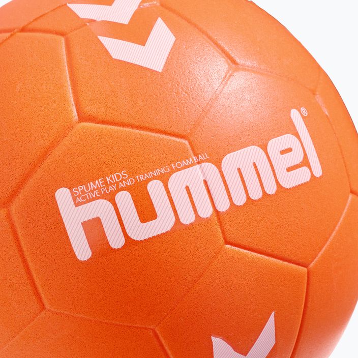 Piłka do piłki ręcznej Hummel Spume Kids orange/white rozmiar 0 3