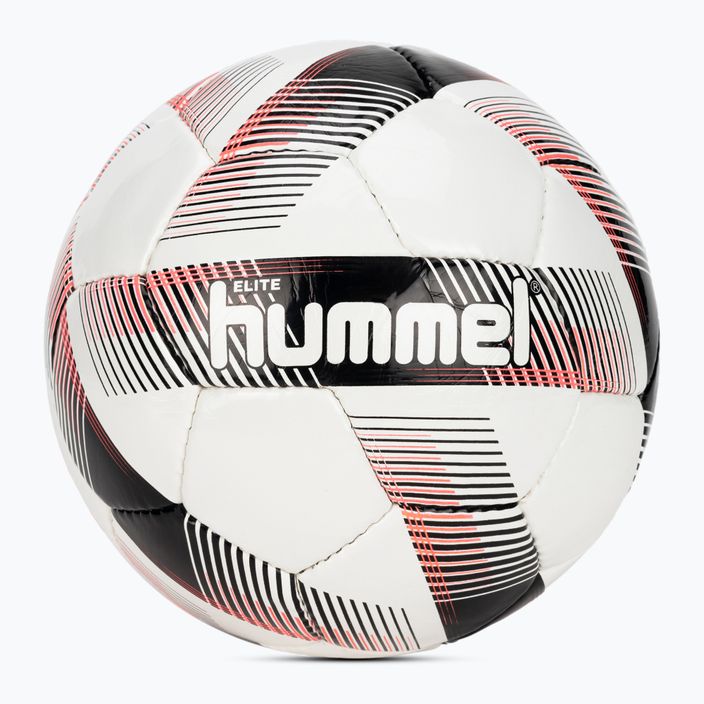 Piłka do piłki nożnej Hummel Elite FB white/black/silver rozmiar 4