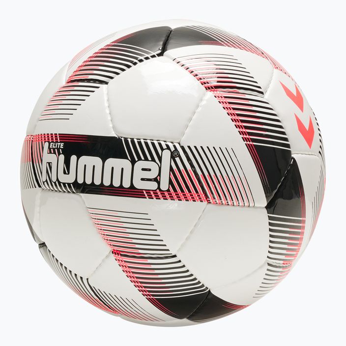Piłka do piłki nożnej Hummel Elite FB white/black/silver rozmiar 4 4