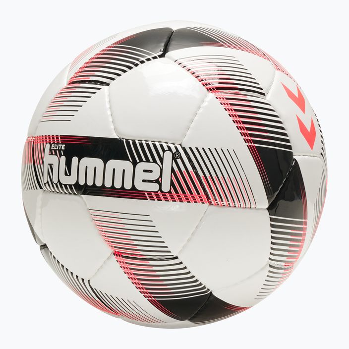 Piłka do piłki nożnej Hummel Elite FB white/black/red rozmiar 5 4