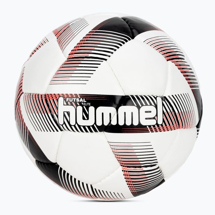 Piłka do piłki nożnej Hummel Futsal Elite FB white/black/red rozmiar 3