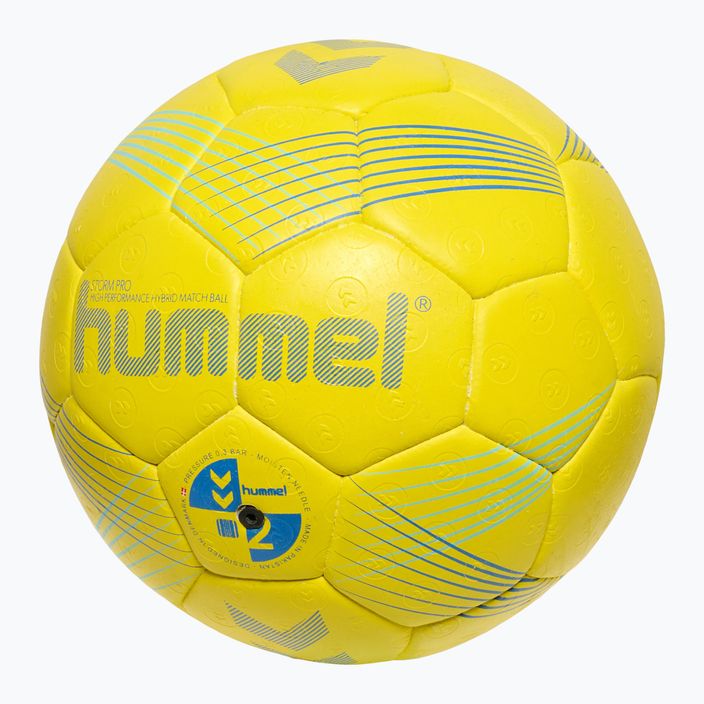 Piłka do piłki ręcznej Hummel Strom Pro HB yellow/blue/marine rozmiar 3