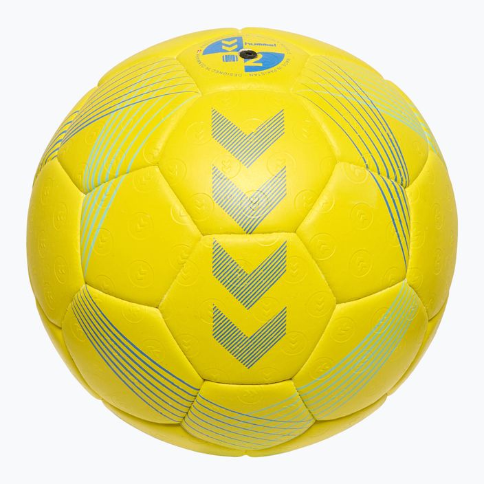 Piłka do piłki ręcznej Hummel Strom Pro HB yellow/blue/marine rozmiar 3 2