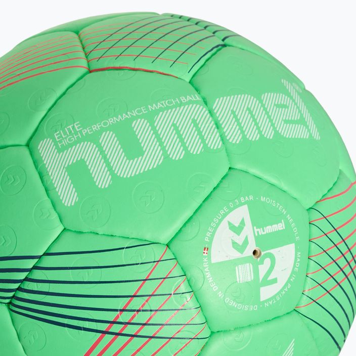 Piłka do piłki ręcznej Hummel Elite HB green/white/red rozmiar 1 3