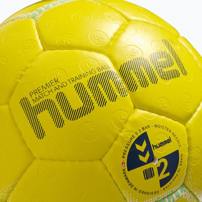 Piłka do piłki ręcznej Hummel Premier HB yellow/white/blue rozmiar 1 3