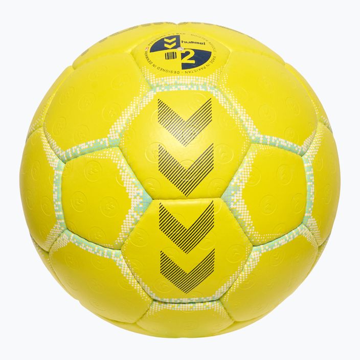 Piłka do piłki ręcznej Hummel Premier HB yellow/white/blue rozmiar 3 2