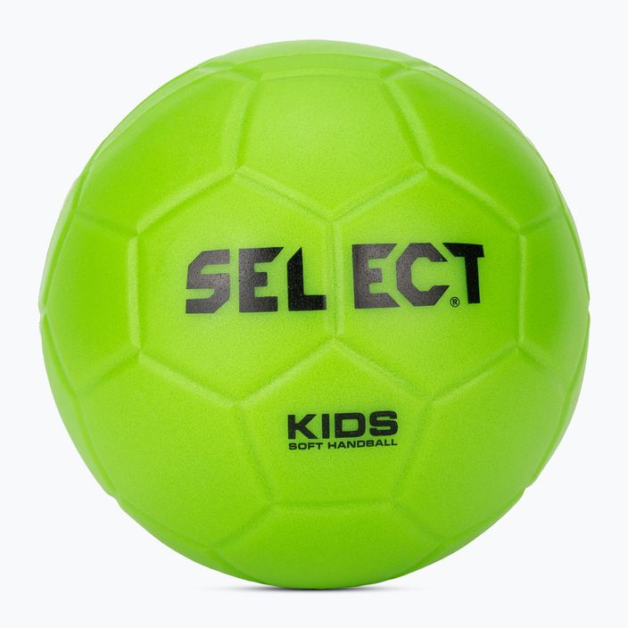 Piłka do piłki ręcznej dziecięca SELECT HB Soft Kids lime green rozmiar 0