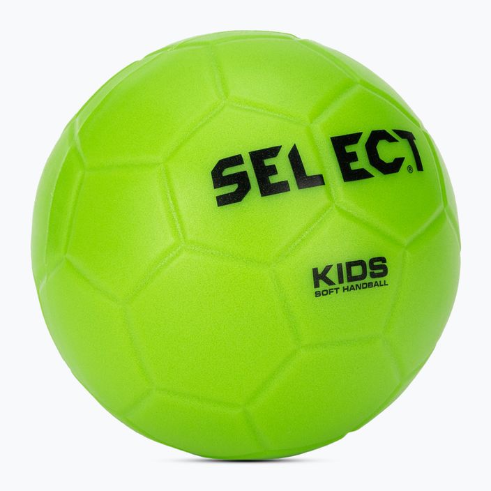 Piłka do piłki ręcznej dziecięca SELECT HB Soft Kids lime green rozmiar 0 2