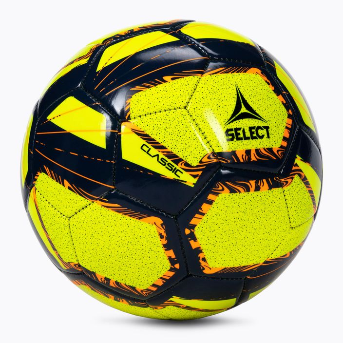 Piłka do piłki nożnej SELECT Classic V22 żółta 160055 rozmiar 4 2
