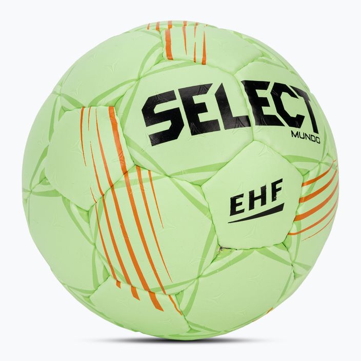 Piłka do piłki ręcznej dziecięca SELECT Mundo EHF V22 green rozmiar 0 2