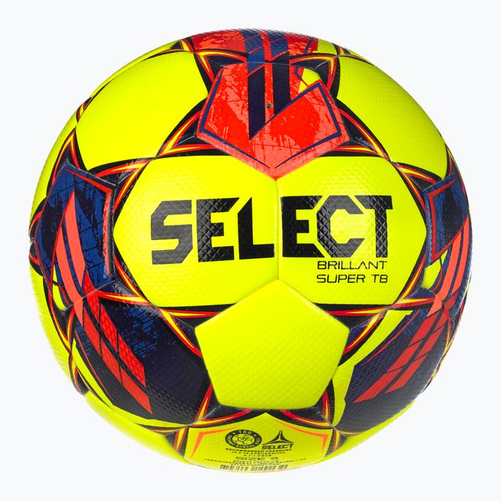 Piłka do piłki nożnej SELECT Brillant Super TB FIFA v23 yellow/red 100025 rozmiar 5 2