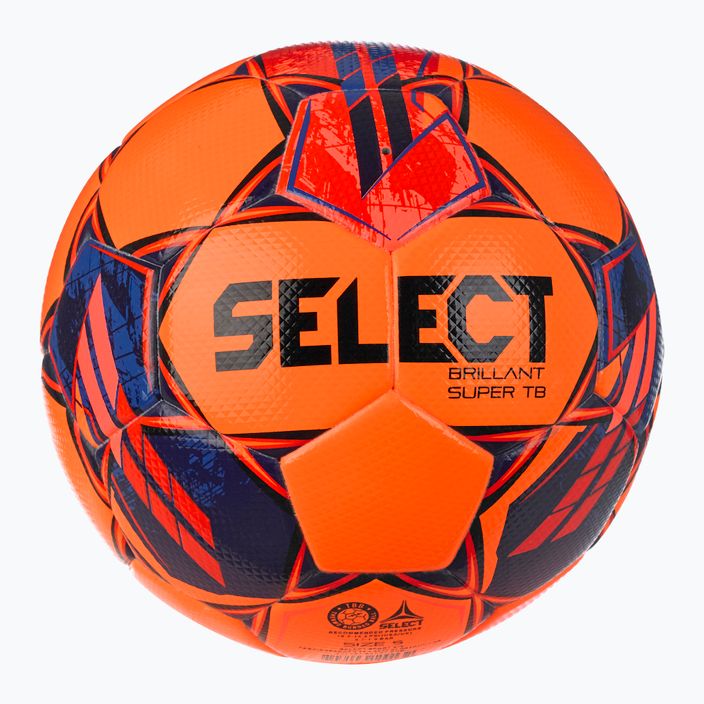 Piłka do piłki nożnej SELECT Brillant Super TB FIFA v23 orange/red 100025 rozmiar 5 2