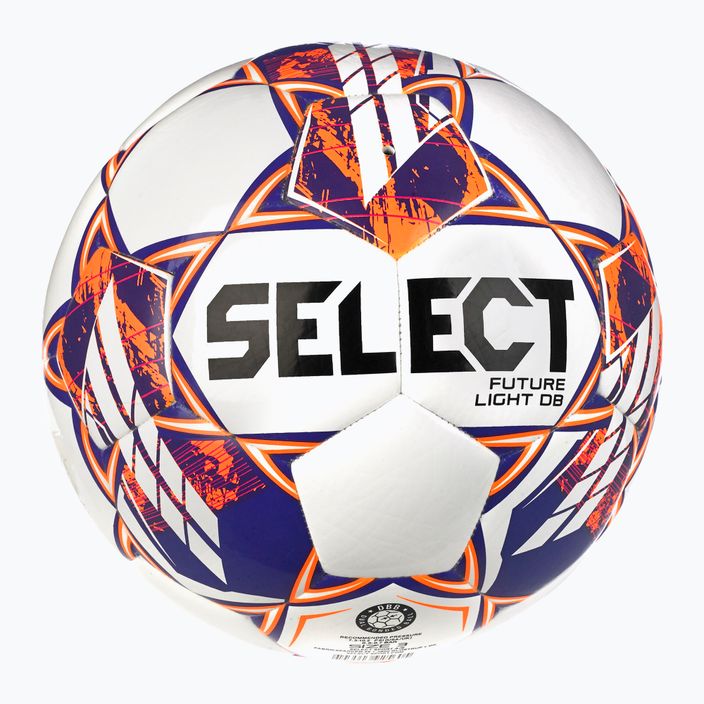 Piłka do piłki nożnej SELECT Future Light DB v23 white/orange rozmiar 3