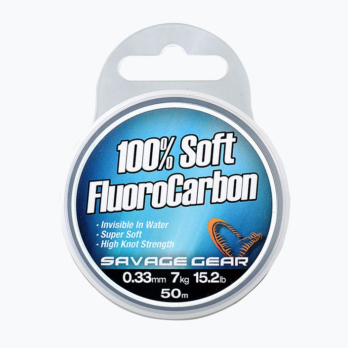 Żyłka Fluorocarbon Savage Gear Soft 50 m clear
