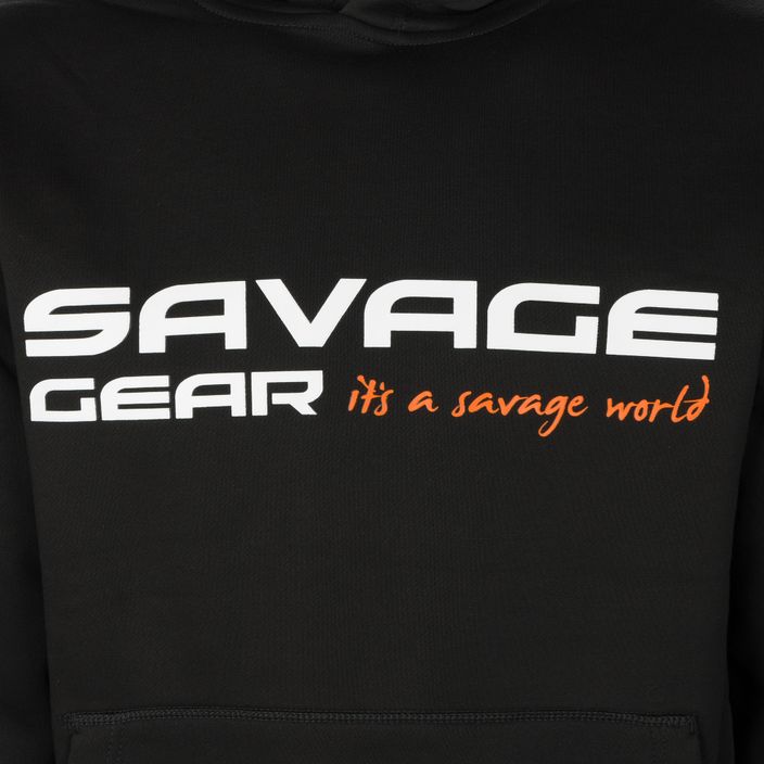 Bluza wędkarska Savage Gear Cosmo Hoodie black 3