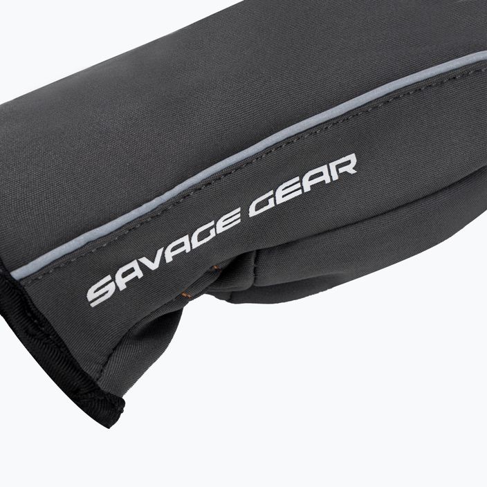 Rękawice wędkarskie Savage Gear Softshell Glove grey 4