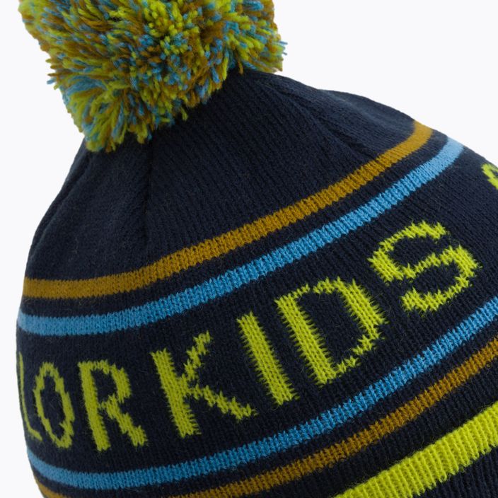 Czapka zimowa dziecięca Color Kids Hat Logo CK sulphur spring 4