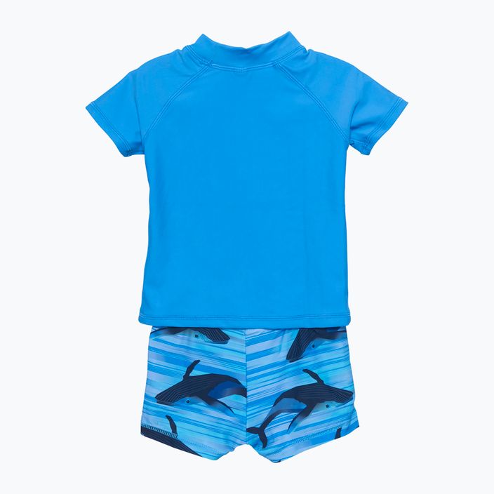 Koszulka + szorty do pływania dziecięce Color Kids Set azure/blue 2