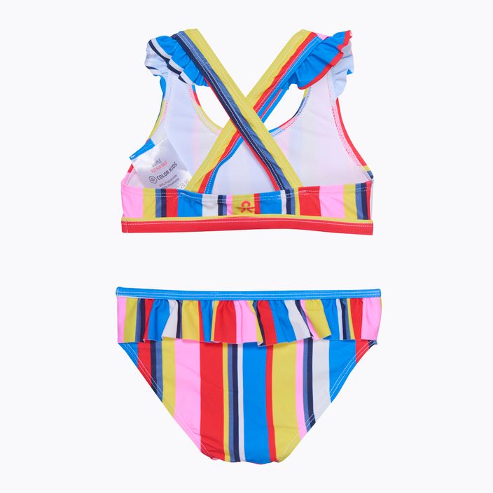 Strój kąpielowy dwuczęściowy dziecięcy Color Kids Short Skirt Bikini diva/pink 2
