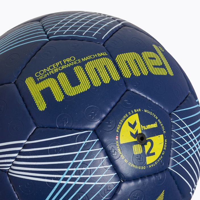Piłka do piłki ręcznej Hummel Concept Pro HB marine/yellow rozmiar 3 3