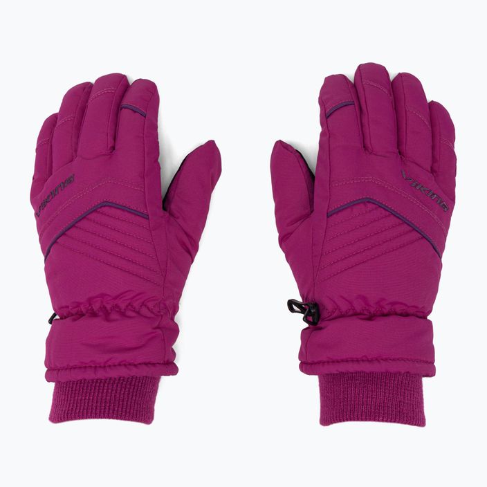 Rękawice narciarskie dziecięce Viking Rimi pink 2