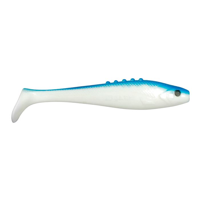 Przynęta gumowa DRAGON Fishing Lunatic 4 szt. white/blue 2