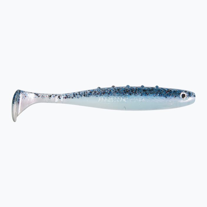 Przynęta gumowa DRAGON Fishing V-Lures Aggressor Pro 2 szt. cristal blue