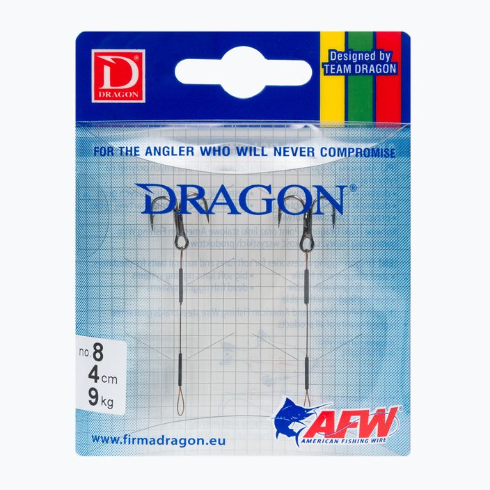 Dozbrojka do przynęt DRAGON Wire 1x7 2 szt. srebrna PDF-59